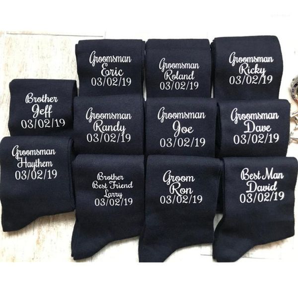 party favor personalize name wedding groom man groomsman navy socks bachelorette father of the bride usher sock birthday gifts1
party favor personalize name wedding groom man groomsman navy socks bachelorette father of the bride usher sock birthday gifts1