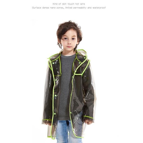 fashion cute good quality kids eva transparent raincoat hooded boy girl rain jacket outdoor bbyqrb
fashion cute good quality kids eva transparent raincoat hooded boy girl rain jacket outdoor bbyqrb