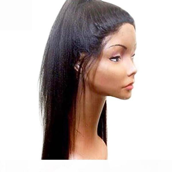 360 full lace human hair wigs pre plucked yaki straight for women brazilian hair glueless light yaki straight lace wig part, Black;brown
360 full lace human hair wigs pre plucked yaki straight for women brazilian hair glueless light yaki straight lace wig part, Black;brown