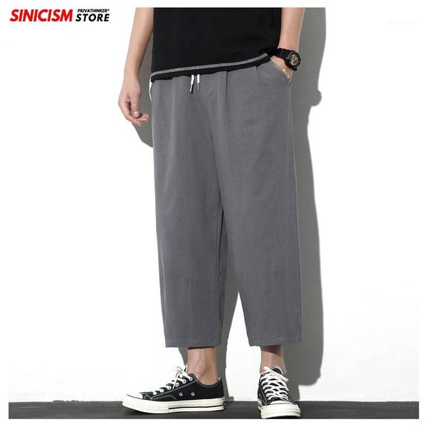 sinicism store men solid chinese style ankle-length pants mens 2020 summer loose trousers male oversize linen toursers pants 5xl1, Black
sinicism store men solid chinese style ankle-length pants mens 2020 summer loose trousers male oversize linen toursers pants 5xl1, Black