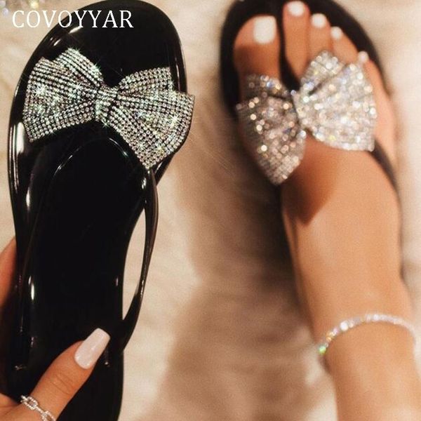 covoyyar shining women slippers summer flat woman shoes beach slides crystal bow jelly shoes flip flops big size 41 wsl114 y200423, Black
covoyyar shining women slippers summer flat woman shoes beach slides crystal bow jelly shoes flip flops big size 41 wsl114 y200423, Black