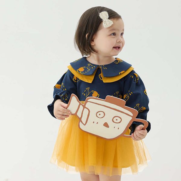 children's new 2021 princs amila baby spring and autumn girls gauze foreign sle drs y4ew, Red;yellow
children's new 2021 princs amila baby spring and autumn girls gauze foreign sle drs y4ew, Red;yellow