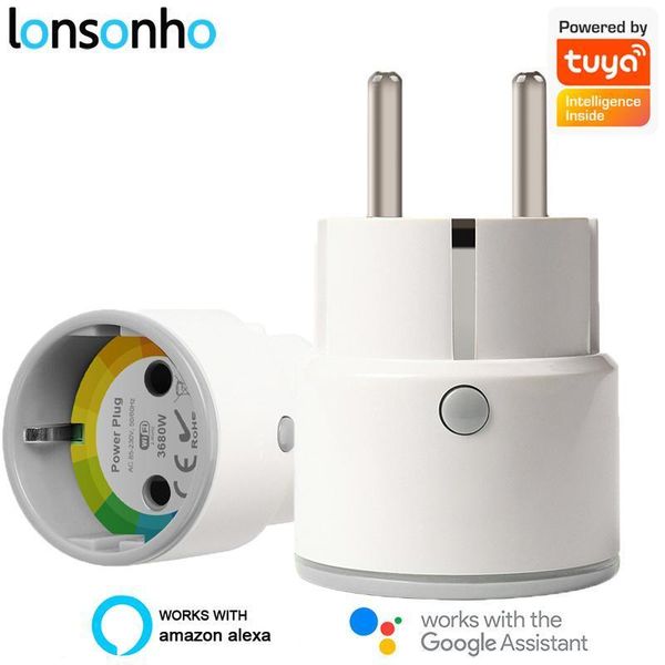 lonsonho tuya smart plug wifi smart socket mini type f eu plug 10a/16a house automation works with google home alexa1
lonsonho tuya smart plug wifi smart socket mini type f eu plug 10a/16a house automation works with google home alexa1