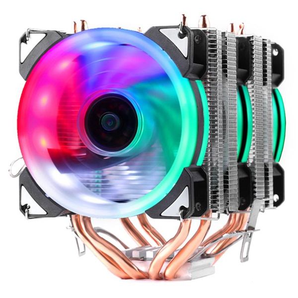 delefun cpu cooler 4 pure copper heat pipe two cooling towers cooling system three 9cm cpu fan radiator for amd inte
delefun cpu cooler 4 pure copper heat pipe two cooling towers cooling system three 9cm cpu fan radiator for amd inte