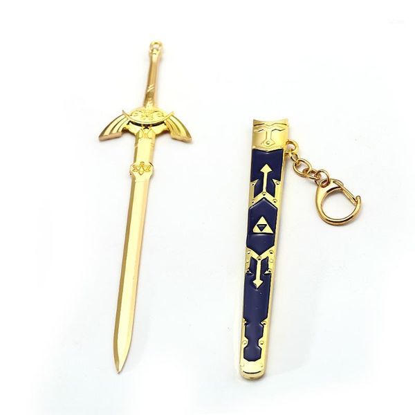 hsic 17cm the legend of zelda breath of the wild keychain gold metal key ring sword toy scabbard chaveiro men jewelry hc129891, Silver
hsic 17cm the legend of zelda breath of the wild keychain gold metal key ring sword toy scabbard chaveiro men jewelry hc129891, Silver