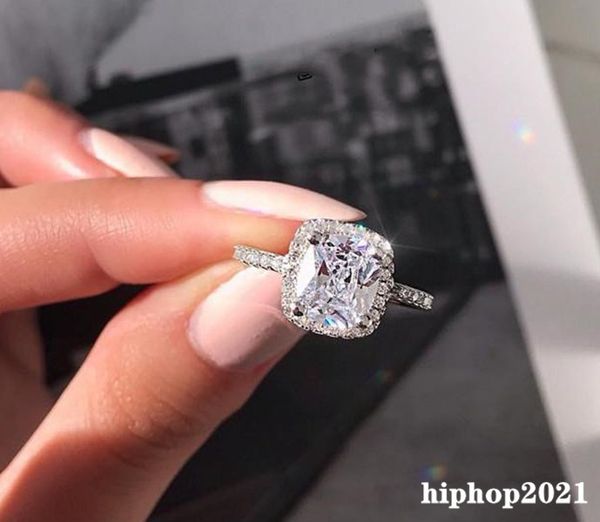 s925 sterling silver cushion cut 3ct diamond engagement wedding rings for womens promise ring fashion jewelry, Slivery;golden
s925 sterling silver cushion cut 3ct diamond engagement wedding rings for womens promise ring fashion jewelry, Slivery;golden