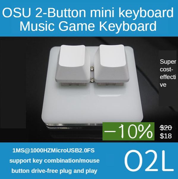 o2l osu mini keyboard 1000hz 2 key no light mini keyboard touch wheel axle tester gaming keypad cheery mx red switch music game
o2l osu mini keyboard 1000hz 2 key no light mini keyboard touch wheel axle tester gaming keypad cheery mx red switch music game