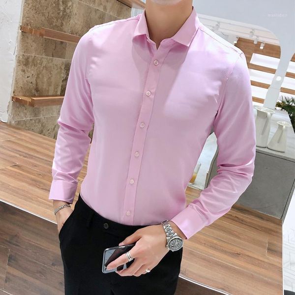 mens wild long-sleeved shirt boutique men's slim solid color shirt large size business banquet wedding party formal1, White;black
mens wild long-sleeved shirt boutique men's slim solid color shirt large size business banquet wedding party formal1, White;black