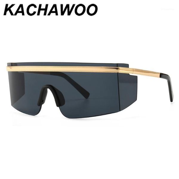 kachawoo one piece sunglasses metal man shield oversized sun glasses for women goggles rimless summer sale items1, White;black
kachawoo one piece sunglasses metal man shield oversized sun glasses for women goggles rimless summer sale items1, White;black
