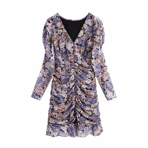 2021 new draped floral printed purple mini women long sleeve ruched chiffon ruffle dresses ladies vintage dress 67p8, Black;gray
2021 new draped floral printed purple mini women long sleeve ruched chiffon ruffle dresses ladies vintage dress 67p8, Black;gray