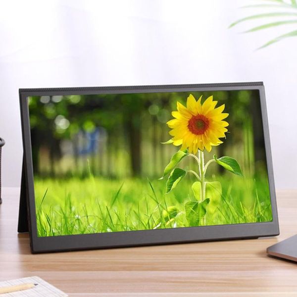 13.3 inch portable monitor mobile computer expansion screen full high definition office gaming monitor 
13.3 inch portable monitor mobile computer expansion screen full high definition office gaming monitor