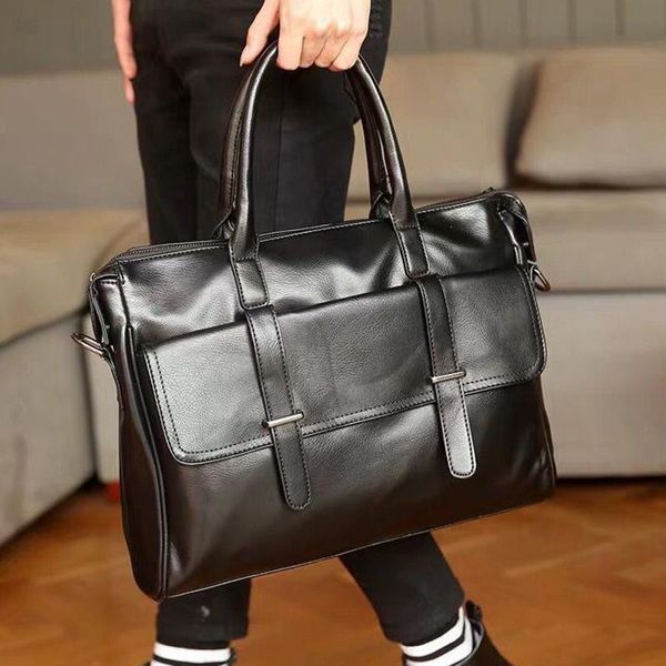 briefcases retro portable black business briefcase pu leather computer bag large casual shoulder messenger for men
briefcases retro portable black business briefcase pu leather computer bag large casual shoulder messenger for men