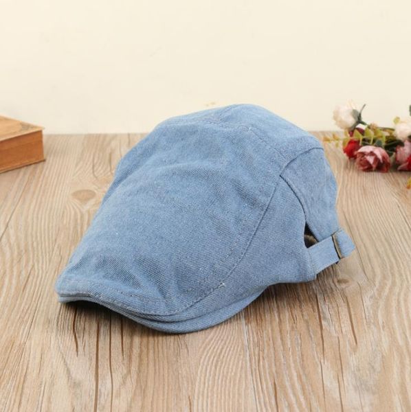 outdoor breathable bone brim casquette cap casual washed denim flat berets hat summer visor sunhat, Blue;gray
outdoor breathable bone brim casquette cap casual washed denim flat berets hat summer visor sunhat, Blue;gray