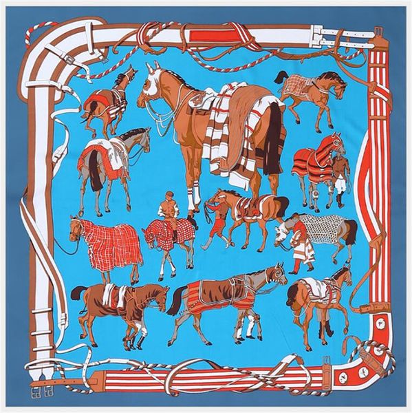 new 100% silk scarf women large shawls spain palace horse print stoles square bandana kerchief scarf female foulards 130cm, Blue;gray
new 100% silk scarf women large shawls spain palace horse print stoles square bandana kerchief scarf female foulards 130cm, Blue;gray