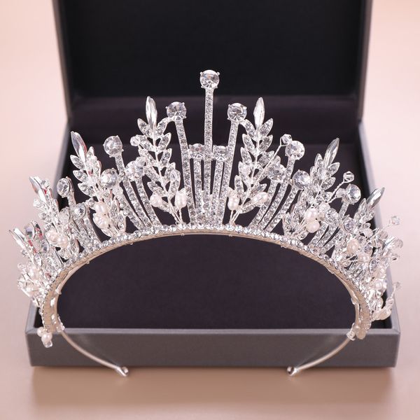 korean crystal 2019 new princess crown bridal wedding shooting with makeup and headdress heightening accessories, Silver
korean crystal 2019 new princess crown bridal wedding shooting with makeup and headdress heightening accessories, Silver