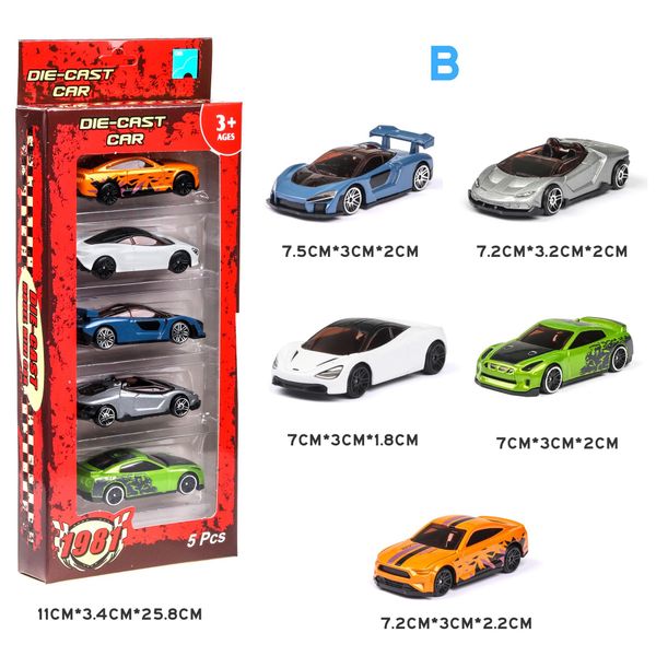 5pcs/set diecast simulation 1:64 mini kids toy vehicle sliding alloy sports car model set multi-style gift toys for children q1219
5pcs/set diecast simulation 1:64 mini kids toy vehicle sliding alloy sports car model set multi-style gift toys for children q1219