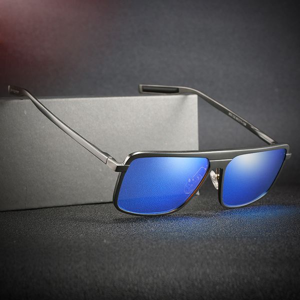 2020 men's polarized sunglasses square aluminum magnesium frame colorful film mirror driving glasses for men with uv400, White;black
2020 men's polarized sunglasses square aluminum magnesium frame colorful film mirror driving glasses for men with uv400, White;black