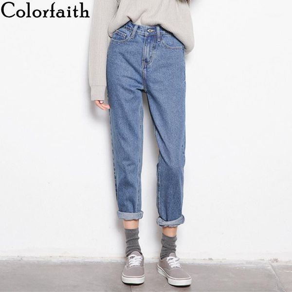 women's jeans colorfaith 2021 women zipper fashionable korean style high waist pants ladies ankle-length vintage blue denim j87431
women's jeans colorfaith 2021 women zipper fashionable korean style high waist pants ladies ankle-length vintage blue denim j87431