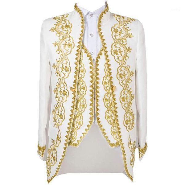 men's fashion 3 piece suits jacket vest and pants set casual formal slim fit tuxedo african groom wedding blazer terno masculino1, White;black
men's fashion 3 piece suits jacket vest and pants set casual formal slim fit tuxedo african groom wedding blazer terno masculino1, White;black