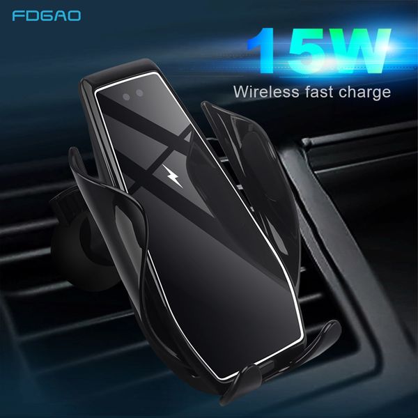 15w wireless charger infrared sensor auto clamping qi fast charging car mount holder for iphone 11 xs xr x 8 samsung s20 s10
15w wireless charger infrared sensor auto clamping qi fast charging car mount holder for iphone 11 xs xr x 8 samsung s20 s10