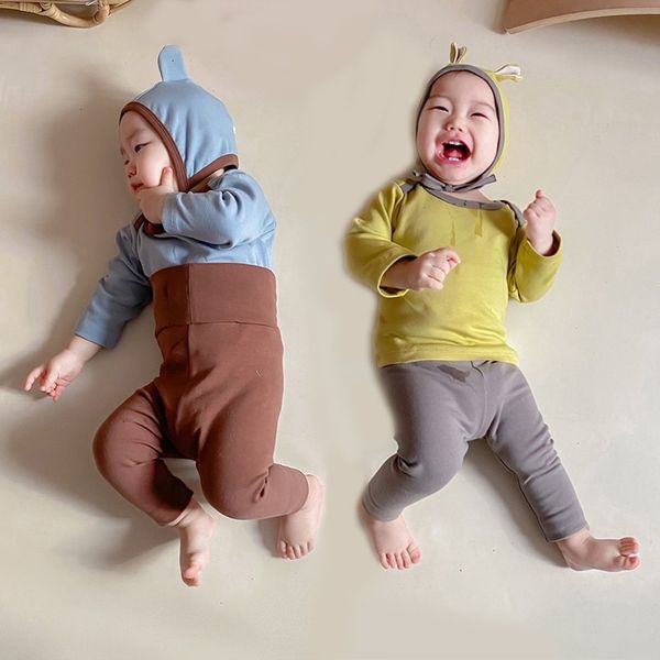 new 2021 spring baby boy girls cotton clothes long sleeve +high waist pants leggings+hat newborn 3pcs/set infant outfits set rlsx, White
new 2021 spring baby boy girls cotton clothes long sleeve +high waist pants leggings+hat newborn 3pcs/set infant outfits set rlsx, White