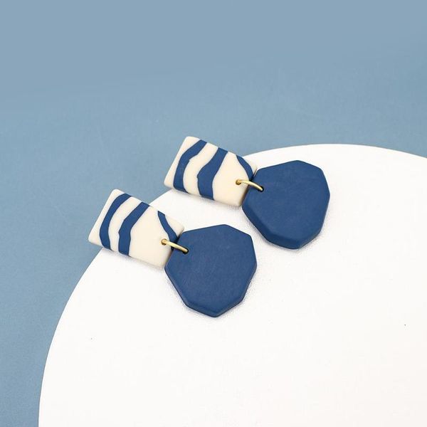 dangle & chandelier aensoa unique clay drop earrings dark blue polymer pendant cute unusual trendy jewelry 2021, Silver
dangle & chandelier aensoa unique clay drop earrings dark blue polymer pendant cute unusual trendy jewelry 2021, Silver