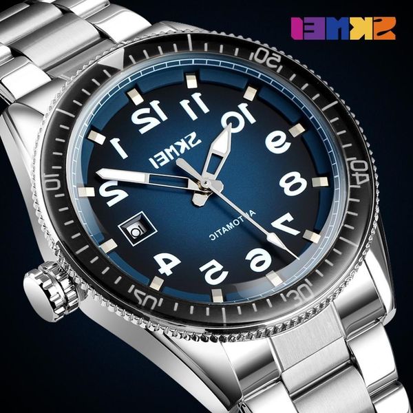 2021skmei automatic mechanical watch for men luxury mens mechanical wristwatches stainless steel brand watches montre homme 9232, Slivery;brown
2021skmei automatic mechanical watch for men luxury mens mechanical wristwatches stainless steel brand watches montre homme 9232, Slivery;brown