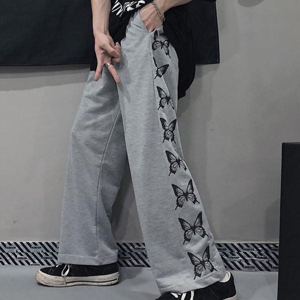 butterfly print women wide leg pants harajuku middle waist soft ladies pants loose autumn streetwear female trousers, Black;white
butterfly print women wide leg pants harajuku middle waist soft ladies pants loose autumn streetwear female trousers, Black;white