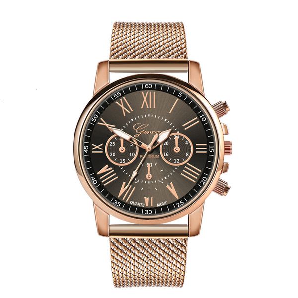 women's watches luxury quartz sport military stainless steel dial leather band wrist dress geneva watch women, Slivery;brown
women's watches luxury quartz sport military stainless steel dial leather band wrist dress geneva watch women, Slivery;brown