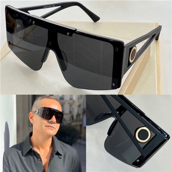 style popular sunglasses design lens fashion connected avant-garde new frame oversized catwalk punk the 4293 quality goggle wrcaw, White;black
style popular sunglasses design lens fashion connected avant-garde new frame oversized catwalk punk the 4293 quality goggle wrcaw, White;black