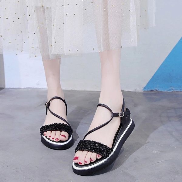 cootelili 2020 sandals women platform wedges shoes summer women fashion sandals 6cm heel buckle beige black basic #iq82
cootelili 2020 sandals women platform wedges shoes summer women fashion sandals 6cm heel buckle beige black basic #iq82