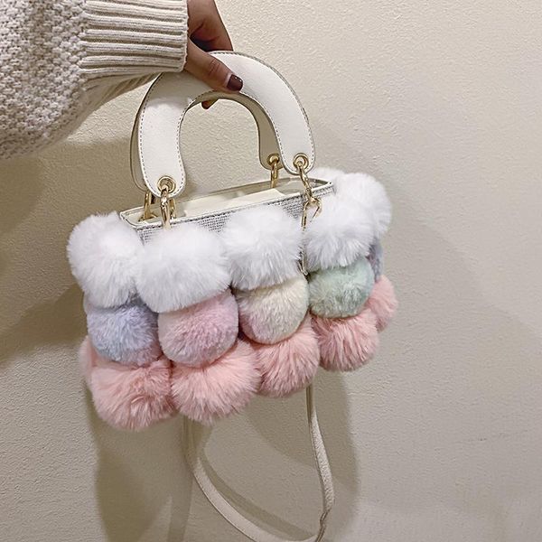 fur hair ball women's handbags imitation hair lady shoulder bag fashion female messenger bag small square bags discount 2020
fur hair ball women's handbags imitation hair lady shoulder bag fashion female messenger bag small square bags discount 2020