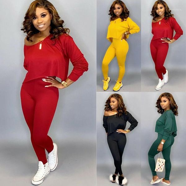solid color women casual two pieces sets long sleeve slash neck and high waist pants suit streetwear fall outfit1, Gray
solid color women casual two pieces sets long sleeve slash neck and high waist pants suit streetwear fall outfit1, Gray