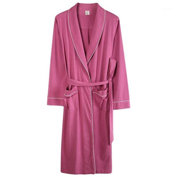women's sleepwear simple pure color modal cotton robe for sleep plus size -xxxl women spring nightgown loungewear bathrobe pijamas fem, Black;red
women's sleepwear simple pure color modal cotton robe for sleep plus size -xxxl women spring nightgown loungewear bathrobe pijamas fem, Black;red