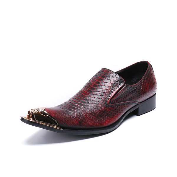new business men's red dress iron shoes fashion men's leather wedding shoes oxford flat casual, Black
new business men's red dress iron shoes fashion men's leather wedding shoes oxford flat casual, Black