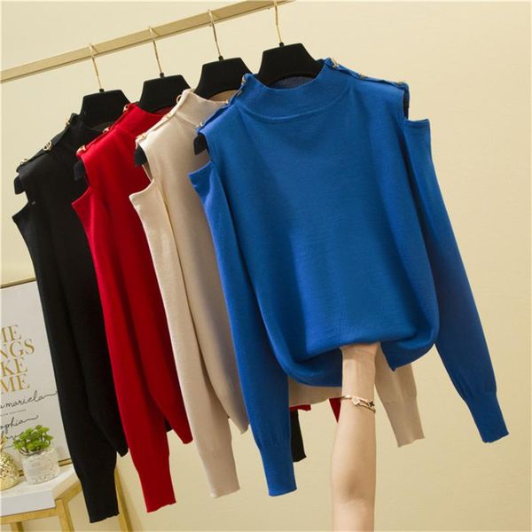 4xl autumn winter turtleneck sweater women cut off shoulder black basic sweaters oversized knitted plus size underwear, White;black
4xl autumn winter turtleneck sweater women cut off shoulder black basic sweaters oversized knitted plus size underwear, White;black