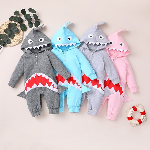 newborn infant baby boys girls long sleeve animal shark hooded romper jumpsuit kids clothes girls boys ropa bebe q1111, White
newborn infant baby boys girls long sleeve animal shark hooded romper jumpsuit kids clothes girls boys ropa bebe q1111, White