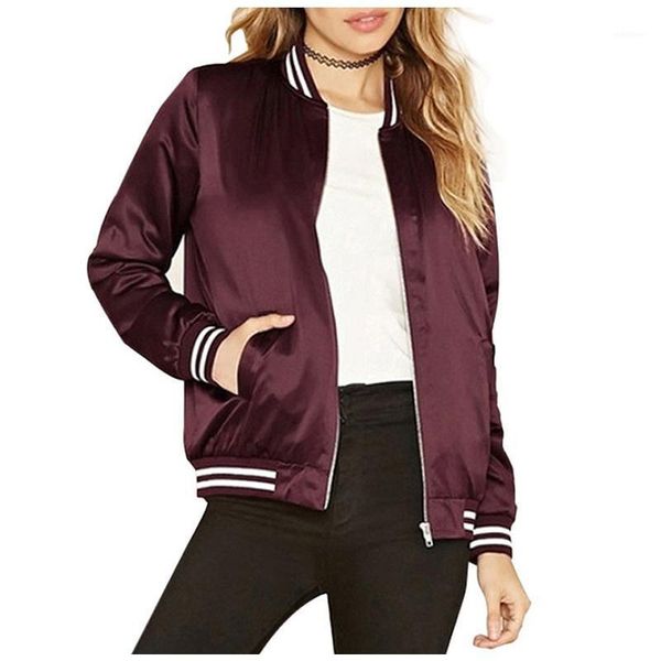slim autumn winter bomber jacket women fashion wine red striped polyester female outwear coat jackets(wine red,xl/us~10/uk~14)1, Black;brown
slim autumn winter bomber jacket women fashion wine red striped polyester female outwear coat jackets(wine red,xl/us~10/uk~14)1, Black;brown