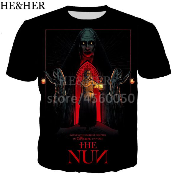 new movie the nun valak summer cool for 3d print shirts anime oversized hentai men clothing
new movie the nun valak summer cool for 3d print shirts anime oversized hentai men clothing