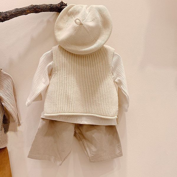 baby girls sweaters baby girl solid sleeveless pullover vest baby boys sweaters knit vest kids toddler autumn outerwear lj201023, Blue
baby girls sweaters baby girl solid sleeveless pullover vest baby boys sweaters knit vest kids toddler autumn outerwear lj201023, Blue