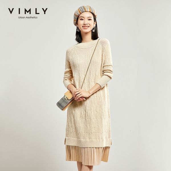 vimly spring autumn women knitted dress elegant office lady o neck long sleeve slim patchwork female sweater dress f5267 201027, Black;gray
vimly spring autumn women knitted dress elegant office lady o neck long sleeve slim patchwork female sweater dress f5267 201027, Black;gray