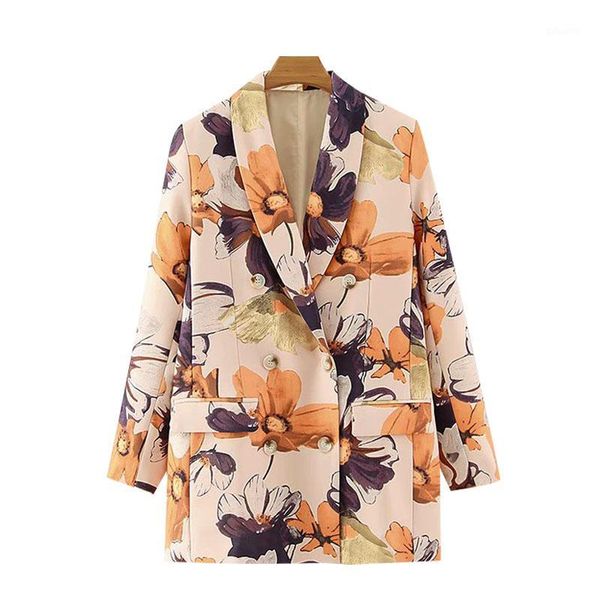 sondr women 2020 double breasted floral print blazer coat vintage long sleeve pockets casual jacket female outerwear overcoat1, White;black
sondr women 2020 double breasted floral print blazer coat vintage long sleeve pockets casual jacket female outerwear overcoat1, White;black