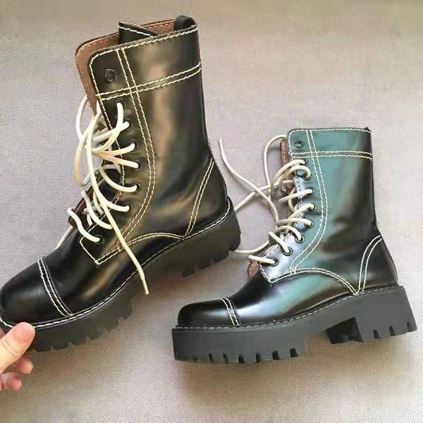 platform women boots leather botas mujer lace up motorcycle boots runway biker winter booties ladies shoes woman, Black
platform women boots leather botas mujer lace up motorcycle boots runway biker winter booties ladies shoes woman, Black