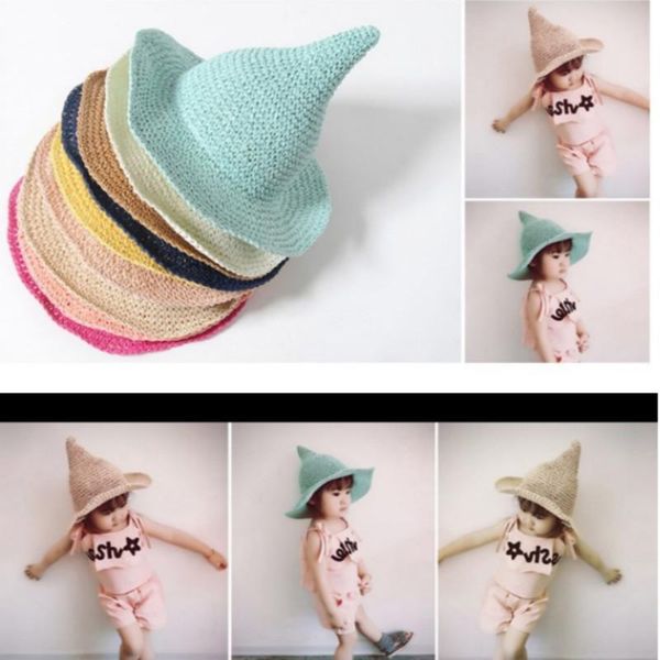cloches witch bucket hat for kids boy girl solid children straw fisherman knitted tall pointed summer beach cap wide brim panama, Blue;gray
cloches witch bucket hat for kids boy girl solid children straw fisherman knitted tall pointed summer beach cap wide brim panama, Blue;gray