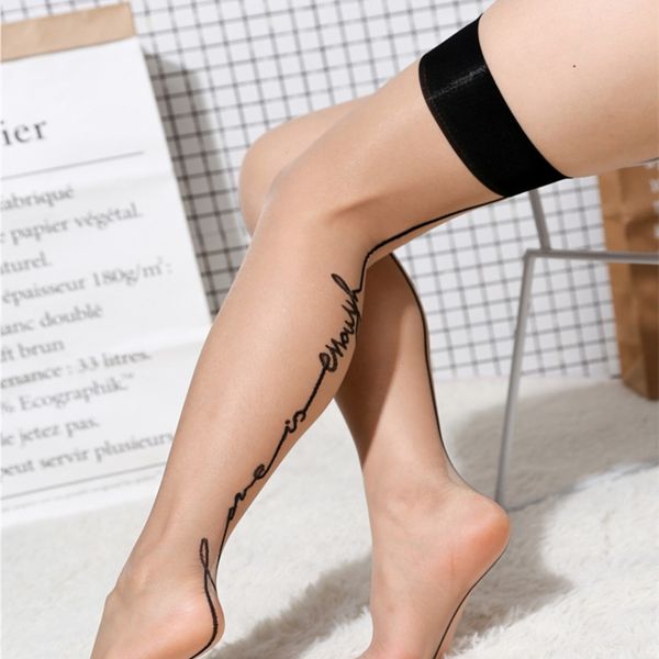 love is enough back line seamed women silk transparent thigh stockings ladies knee high long hosiery, Red;black
love is enough back line seamed women silk transparent thigh stockings ladies knee high long hosiery, Red;black