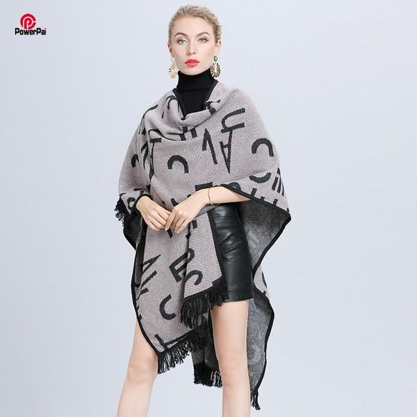 scarves letters jacquard blends shawl cardigan cape women tassels novelty fashion fall winter cappa, Blue;gray 
scarves letters jacquard blends shawl cardigan cape women tassels novelty fashion fall winter cappa, Blue;gray