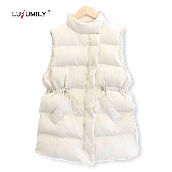 lusumily new arrivals fashion winter vest warm long sleeveless jacekt korean style down cotton vests waistcoat gilet femme1, Black;white
lusumily new arrivals fashion winter vest warm long sleeveless jacekt korean style down cotton vests waistcoat gilet femme1, Black;white