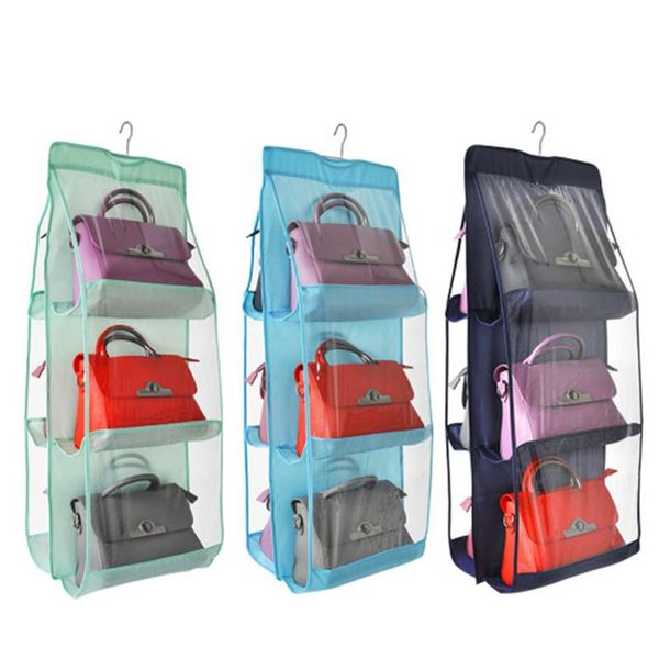 6 pockets hanging handbag organizer bag dust-proof handbag storage holder wardrobe closet organizer home sundry shoe storage bag
6 pockets hanging handbag organizer bag dust-proof handbag storage holder wardrobe closet organizer home sundry shoe storage bag