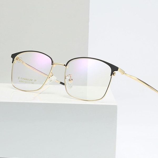 new arrival beta titanium frame glasses men business style full rim eyewear optical spectacles with spring hinges anti blue ray, Black
new arrival beta titanium frame glasses men business style full rim eyewear optical spectacles with spring hinges anti blue ray, Black