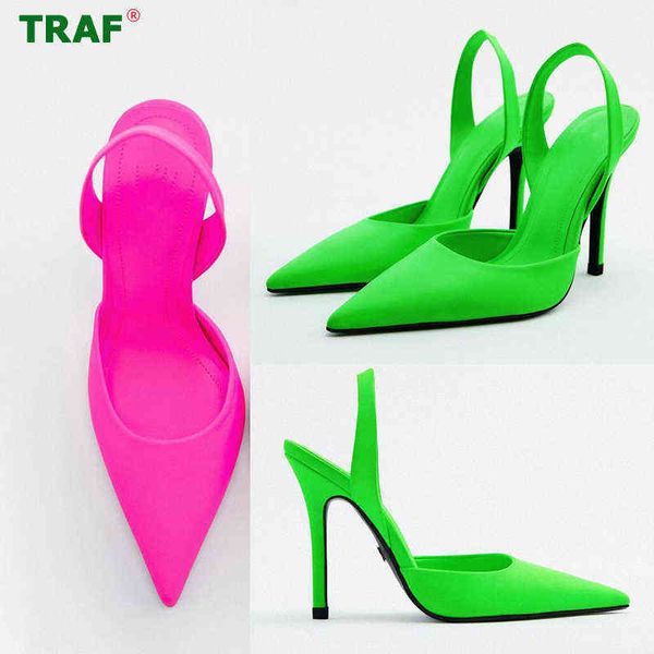 traf 2022 green high heels sandals woman chic office stiletto heels women elegant mules pointed heels party shoes for women y220225, Black
traf 2022 green high heels sandals woman chic office stiletto heels women elegant mules pointed heels party shoes for women y220225, Black